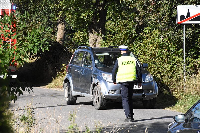Wypadek w Staniszewie - potrącenie chłopca