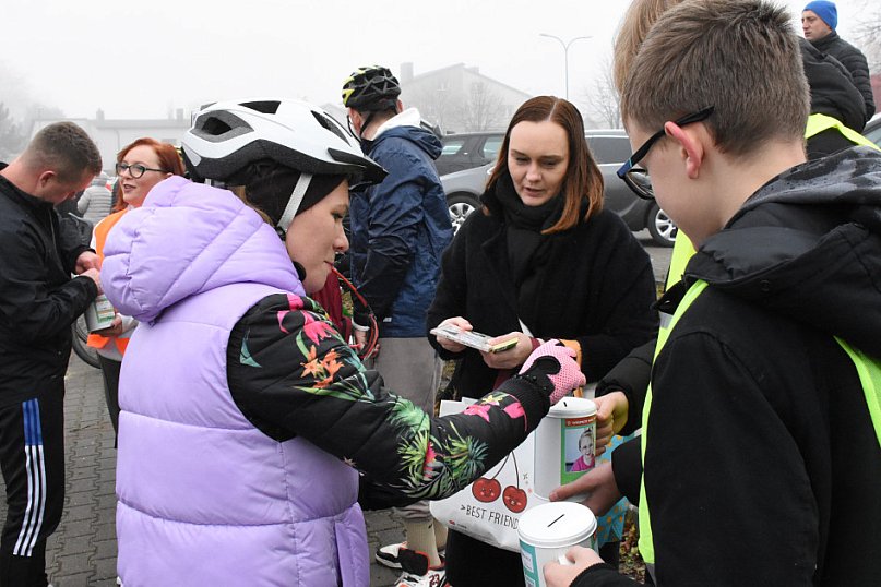 Charytatywny przejazd rowerowy dla Olgi