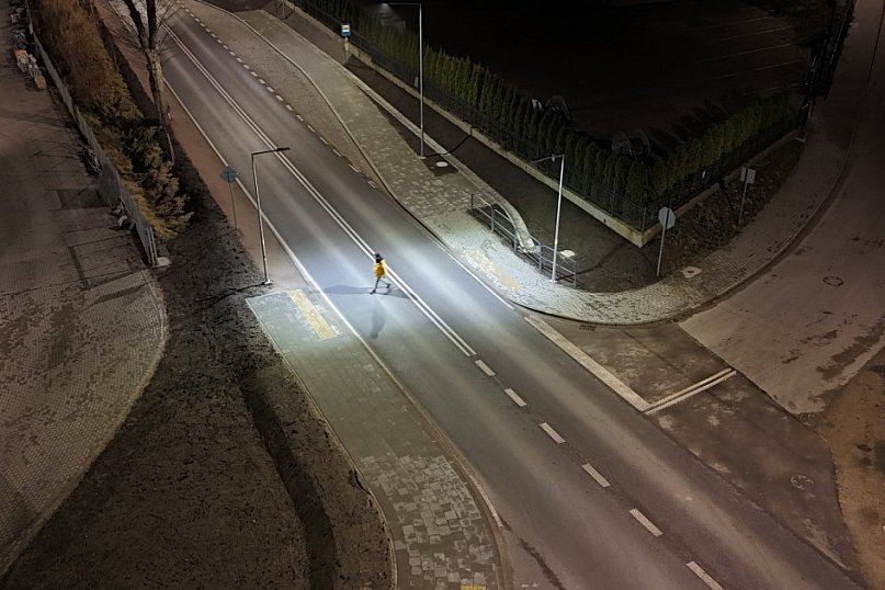 Wyremontowana droga wojewódzka w Grzybnie