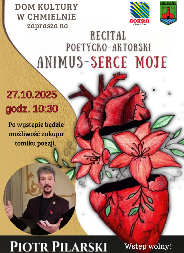 Recital poetycko-aktorski w Chmielnie