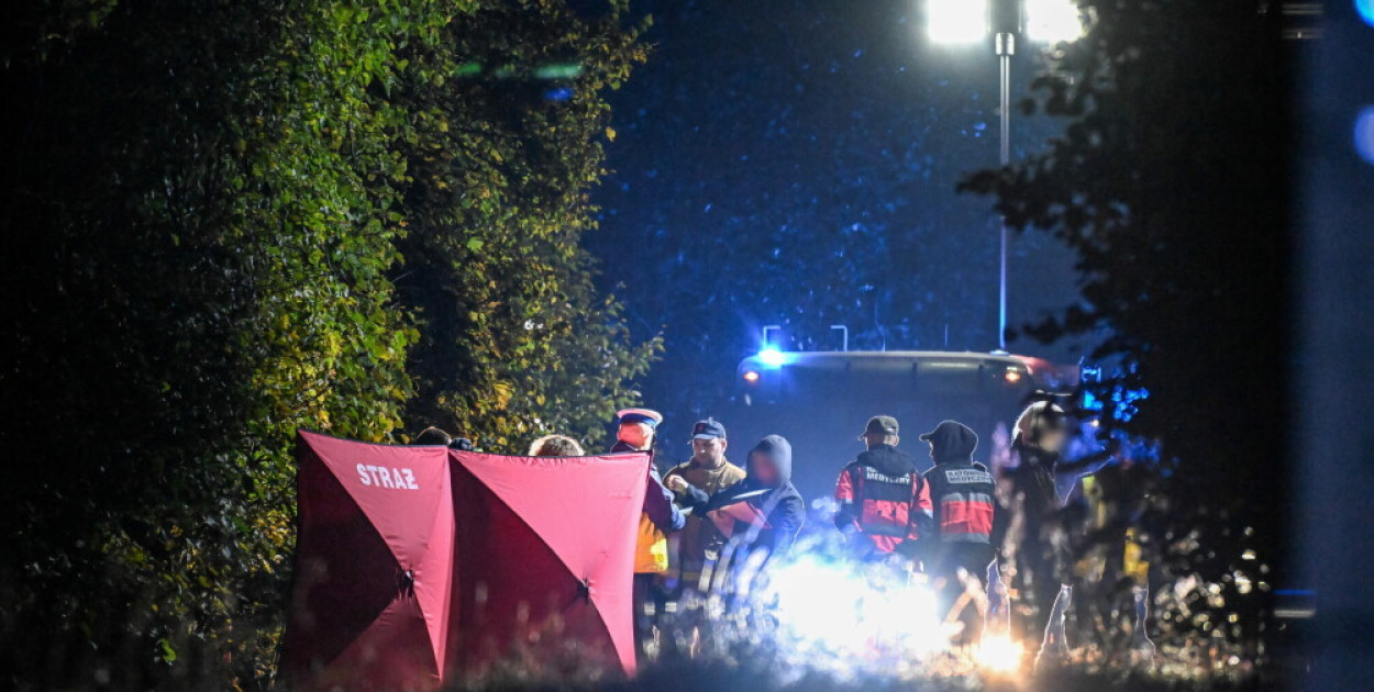 Zatrzymano kierowcę, który potrącił chłopców w Łebieńskiej Hucie