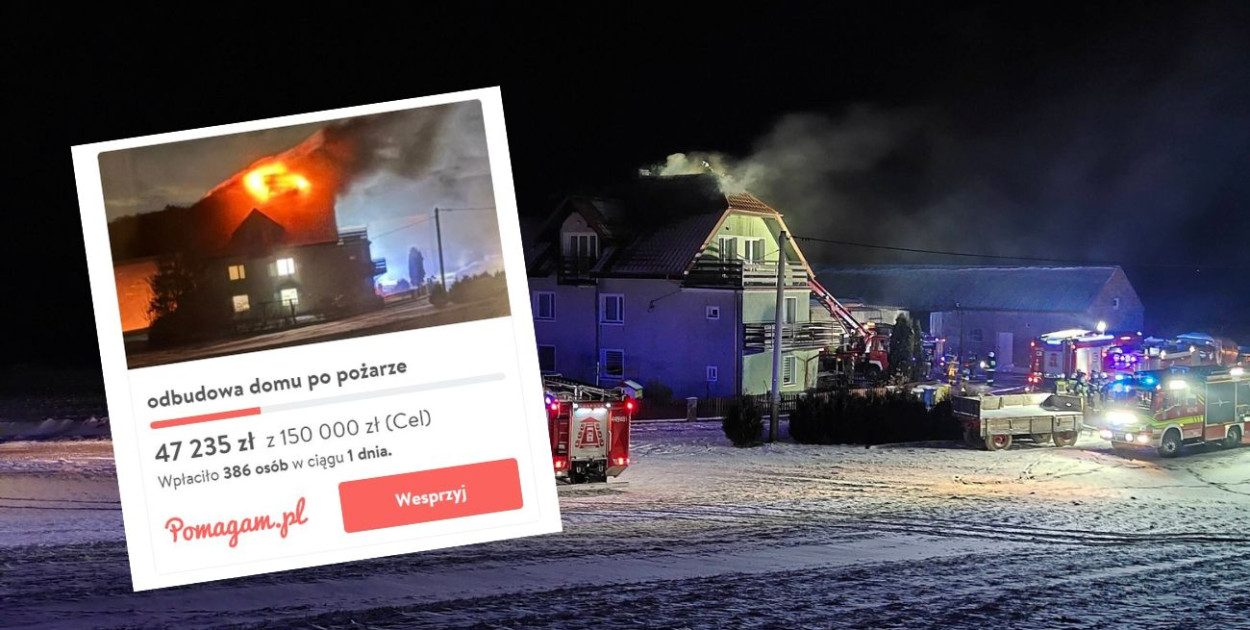 fot.kolaż.oprac.W.D./OSP Kaplica/pomagam.pl