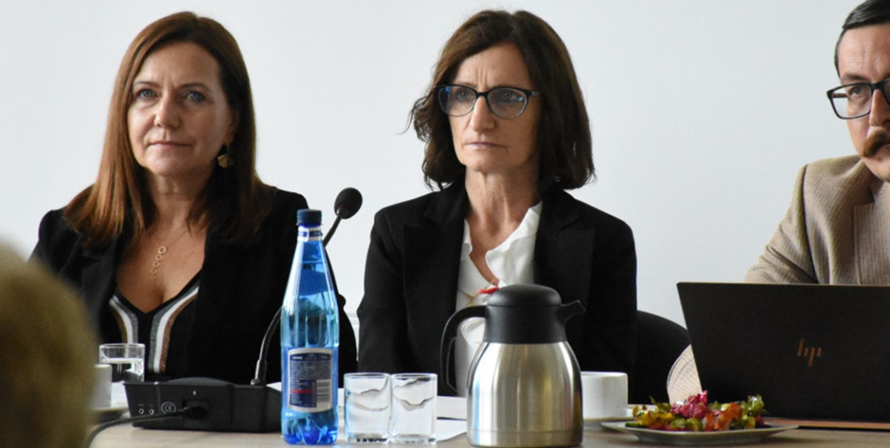 Od lewej Hanna Jabłońska i Elżbieta Łącka. fot.W.D.