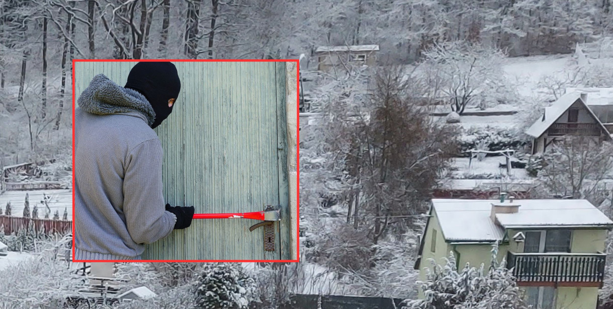 Kartuzy. Plaga włamań na ogródkach działkowych. 41-latek kradł co popadnie