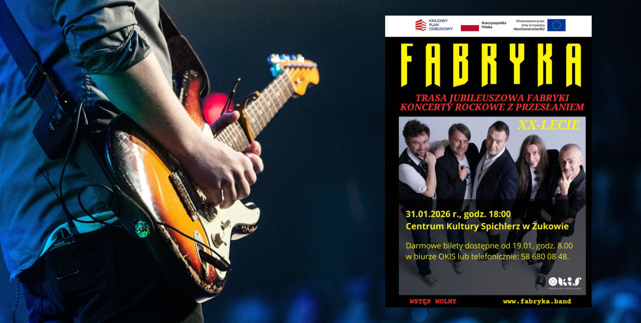 Żukowo. Koncert z okazji 20-lecia zespołu rockowego Fabryka