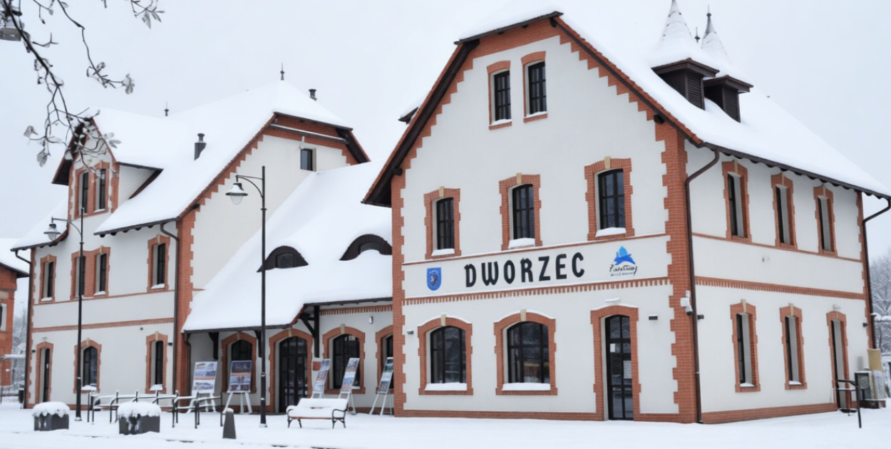 Kartuzy. Dworzec otwarty dłużej - to reakcja na siarczyste mrozy