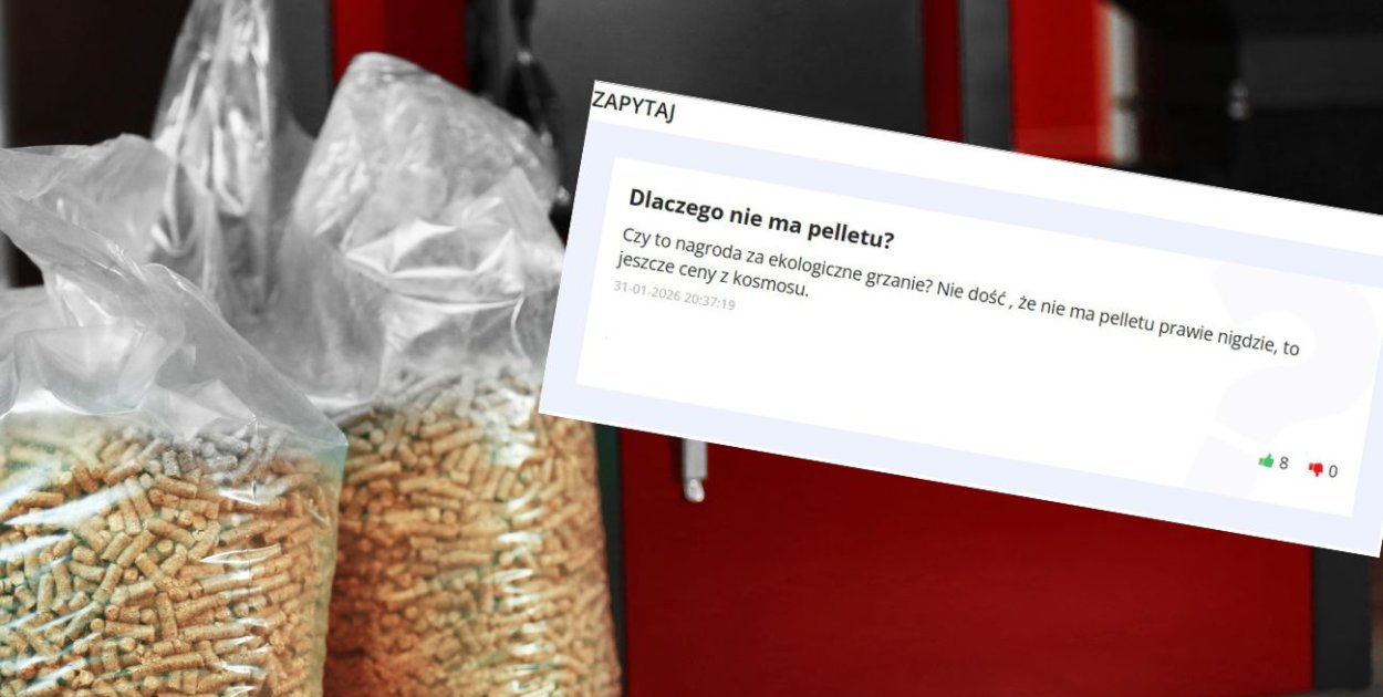 Brakuje pelletu. Właściciele tego systemu ogrzewania mają spory problem