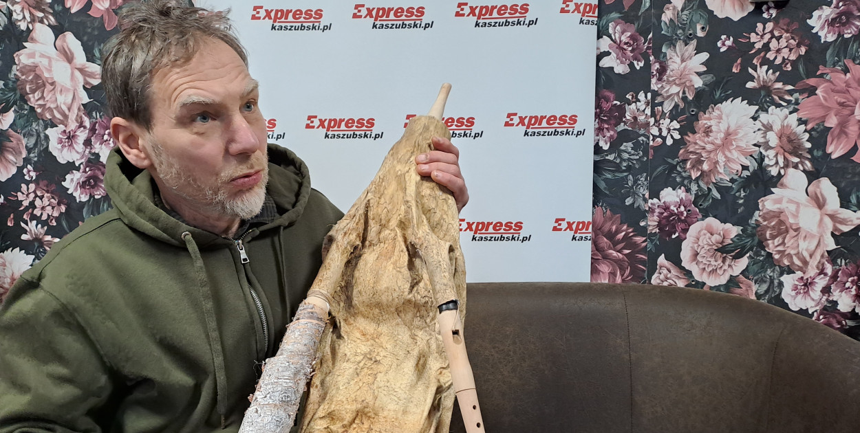 Chmielno. To pierwszy taki instrument na Kaszubach. Odtworzony z rysunku