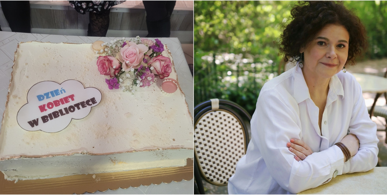 Somonino. Rękodzieło i spotkanie z pisarką - Dzień Kobiet w bibliotece