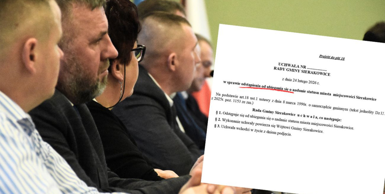 Sierakowice chcą zakończyć temat praw miejskich. Jest projekt uchwały