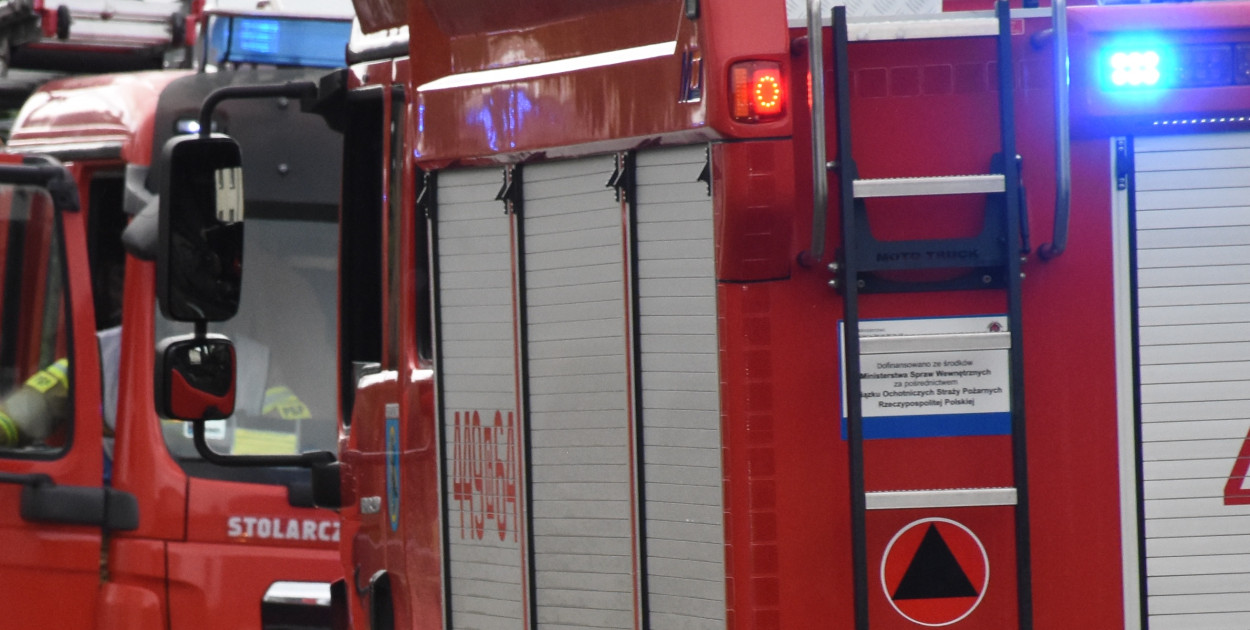 Pożary w Starych i Nowych Czaplach. Jedna osoba trafiła do szpitala