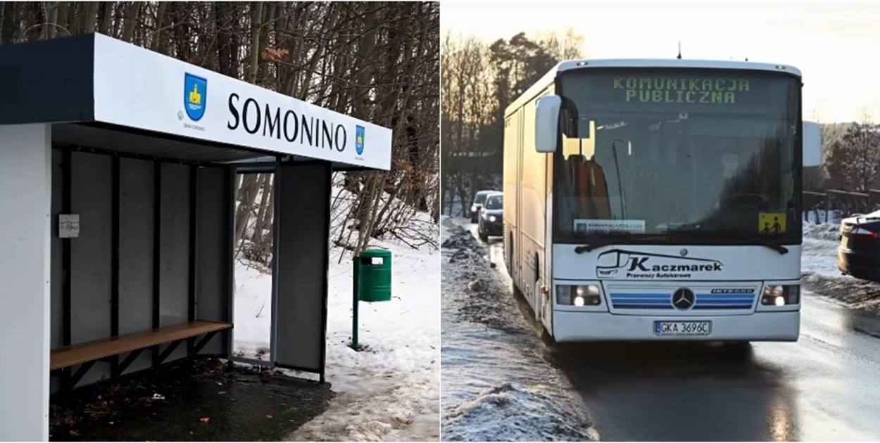 Komunikacyjna zmiana w Somoninie. Ruszyły nowe linie autobusowe