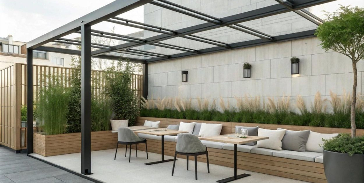 Jak zaprojektować zadaszenie z poliwęglanu nad tarasem krok po kroku?