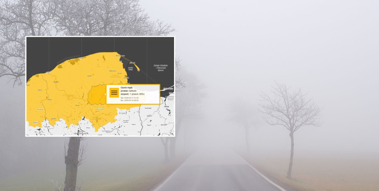 Niebezpieczna pogoda dla kierowców: lokalnie wystąpią marznące mgły