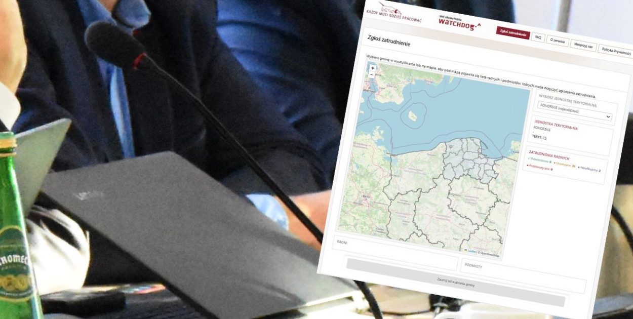 Twój radny pracuje w gminnej spółce? Możesz to oznaczyć na specjalnej mapie