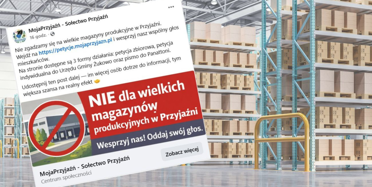 Przyjaźń. Mieszkańcy zbierają podpisy przeciwko budowie hal produkcyjnych