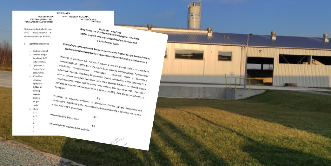 Sierakowice. Ogłoszono konkurs na stanowisko prezesa wodociągów