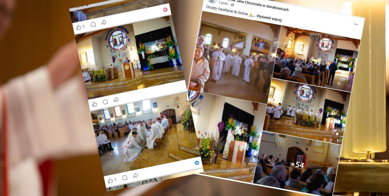 Sierakowice. Podczas uroczystej mszy ksiądz umywał stopy... wójtowi