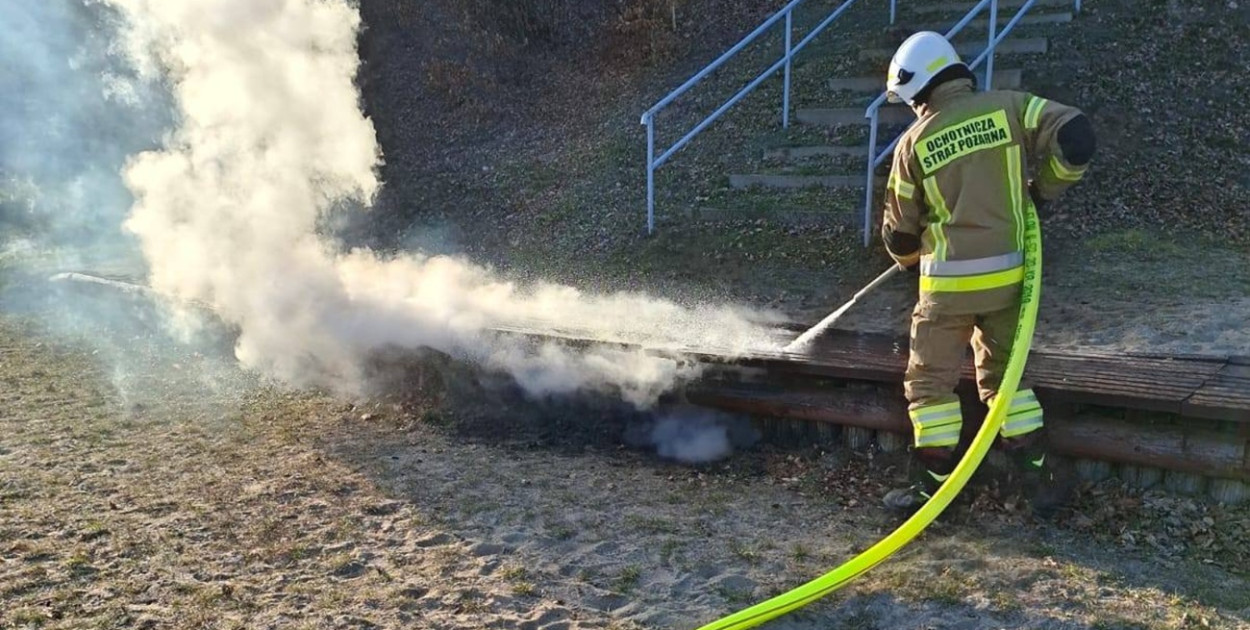 Połęczyno. Policja bada podejrzane pożary z ostatnich dni