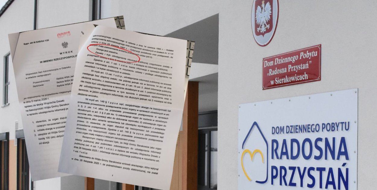 Sierakowice. Sąd przyznał nam rację! Chodzi o dostęp do informacji
