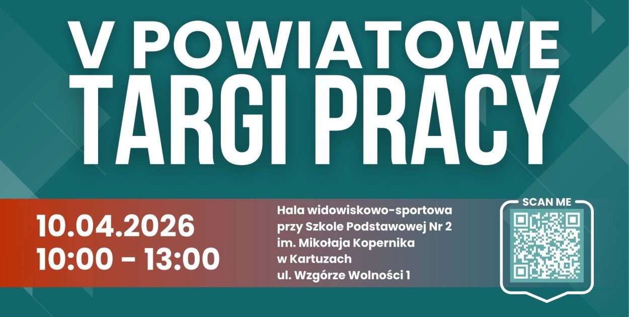 PUP w Kartuzach zaprasza na  V Powiatowe targi pracy