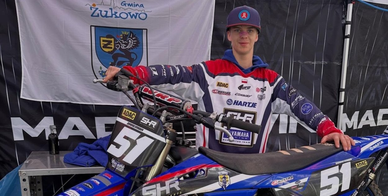 Dawid Zaremba z Żukowa w elicie europejskiego motocrossu