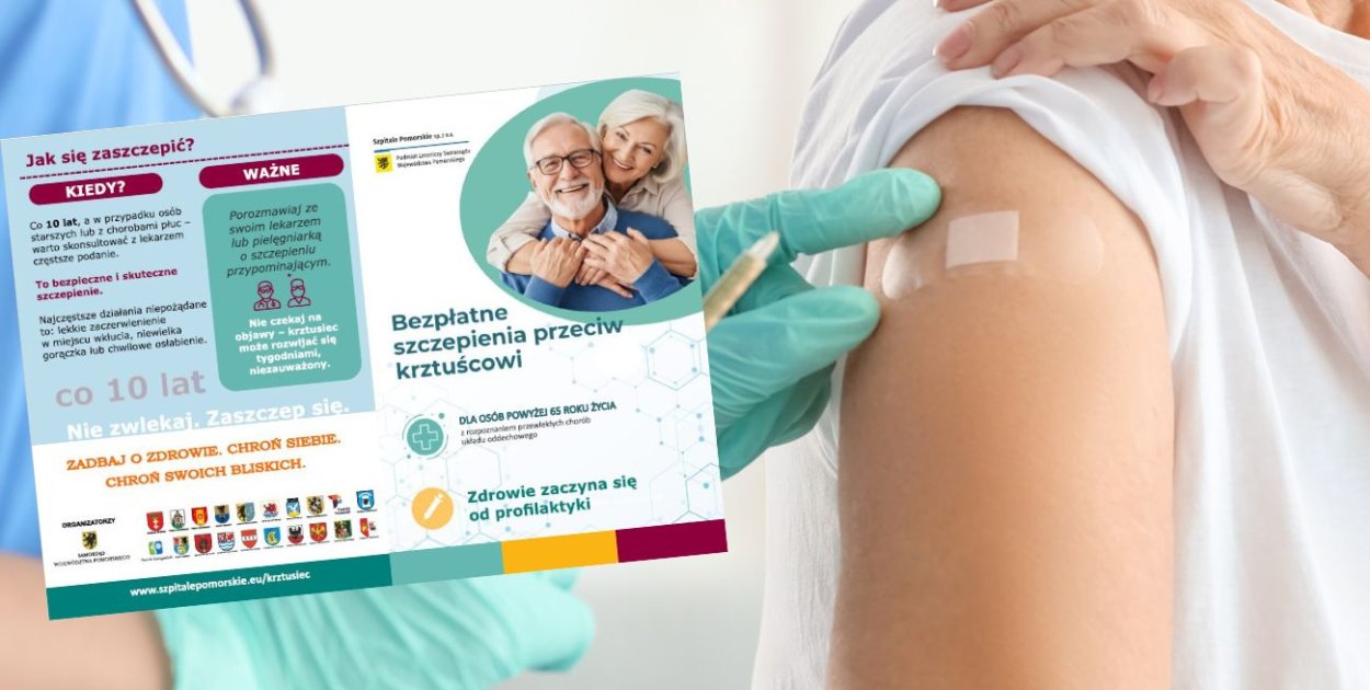 Kartuzy. Bezpłatne szczepienia przeciwko krztuścowi