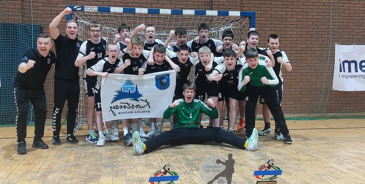 Szczypiorniści GKS Cartusii w finale Mistrzostw Polski Młodzików