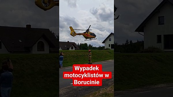 W Borucinie doszło do zderzenia dwóch motocykli