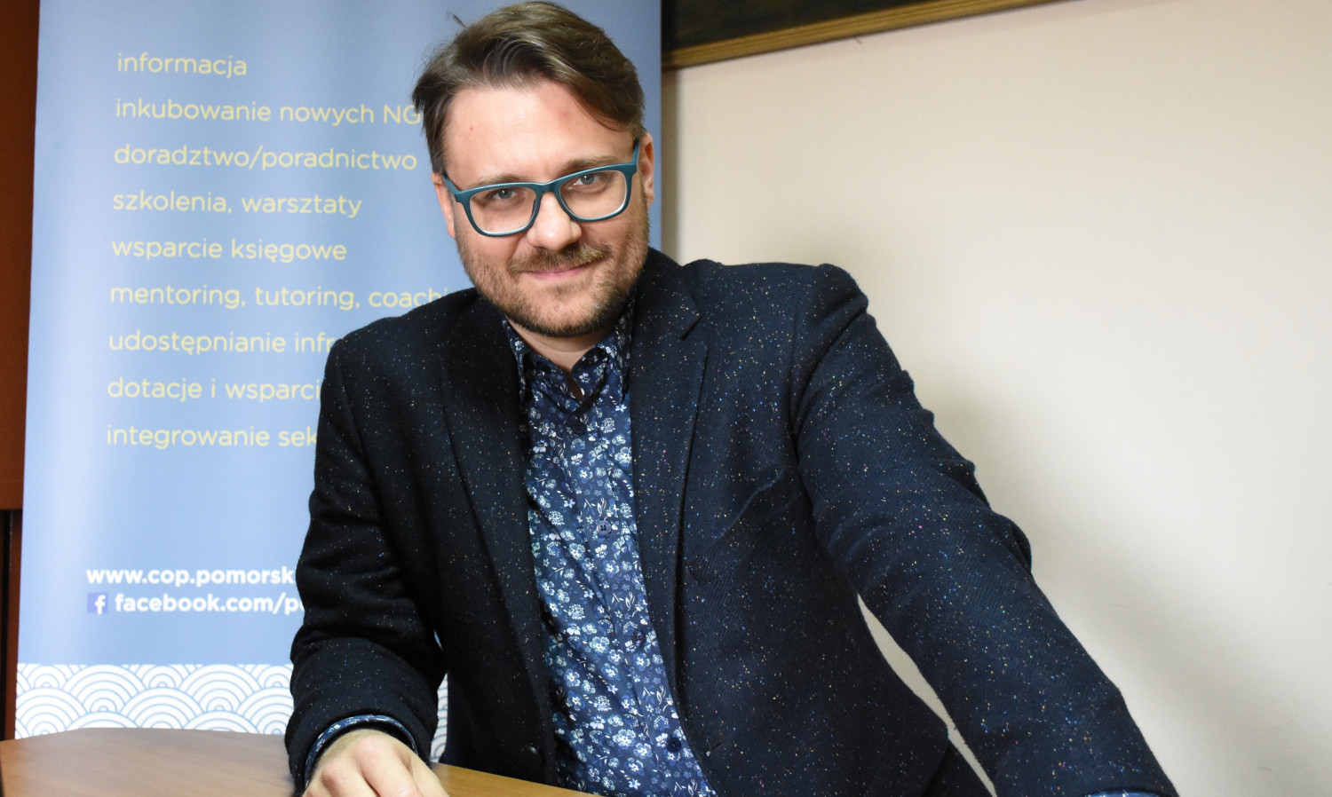 Piotr Stec, prezes Pomorskiej Sieci Centrów Organizacji Pozarządowych. fot.W.D.