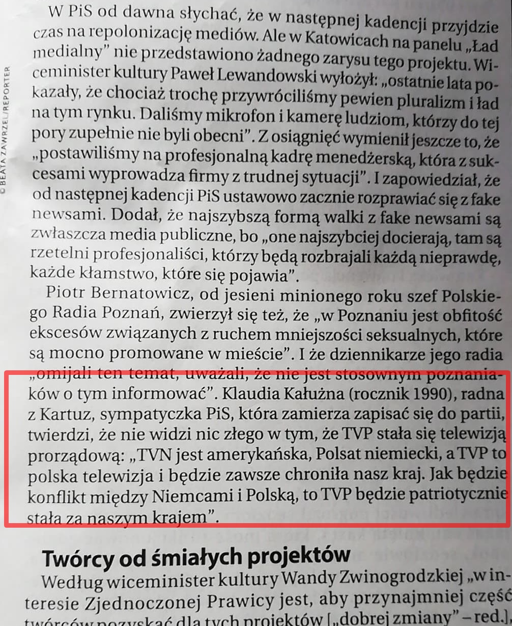 Fragment artykułu - Polityka nr 28 (3218) 10.07. - 16.07.2019