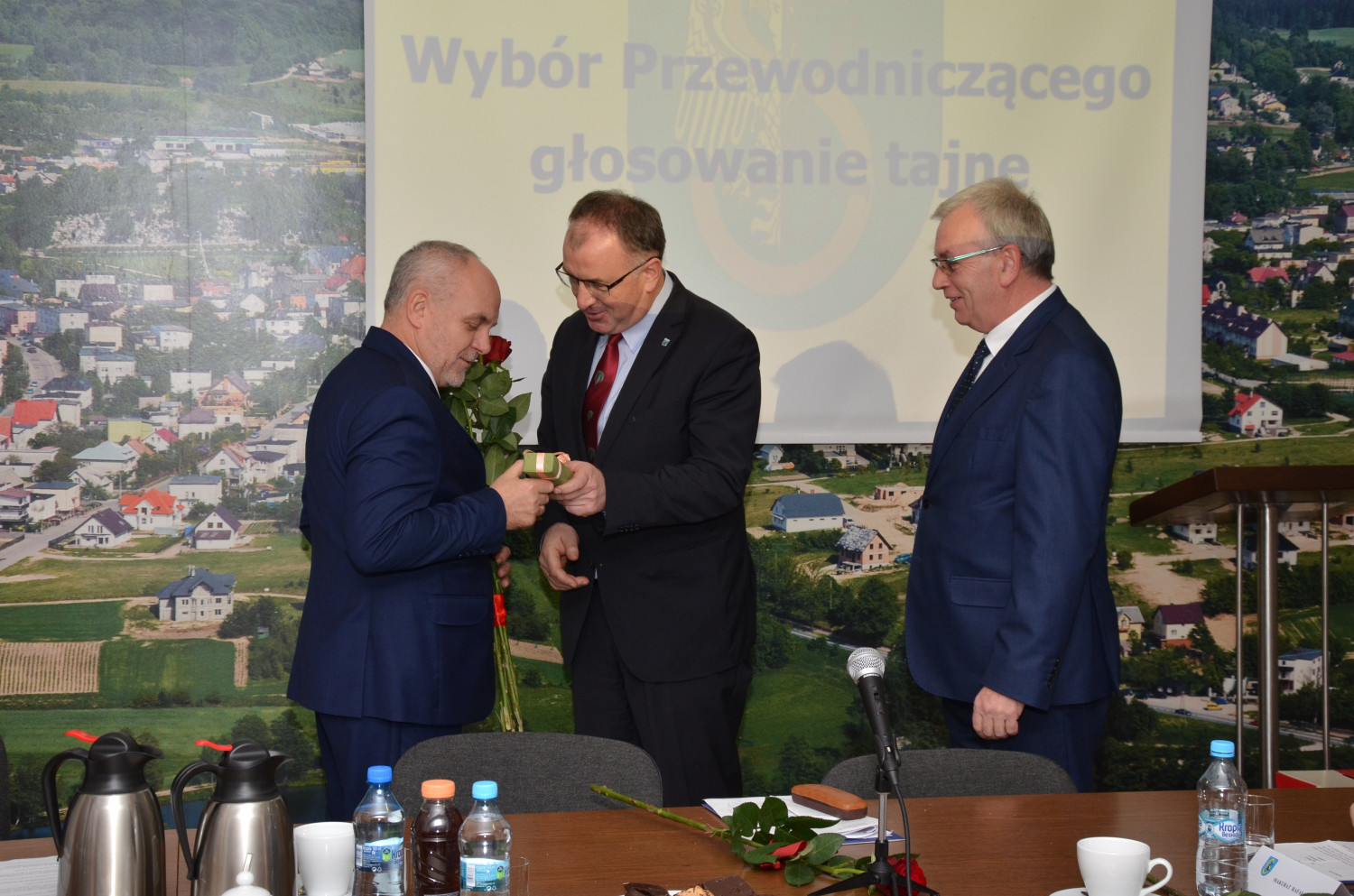 Przewodniczącym Rady Gminy został Mirosław Kuczkowski. fot.W.Drewka