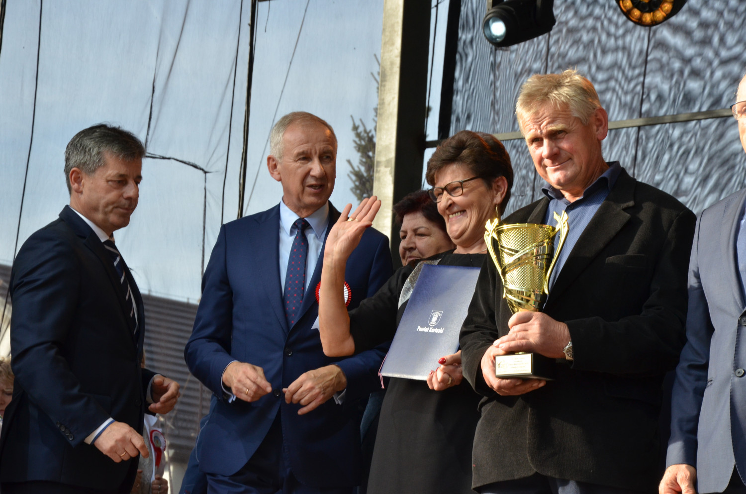 Bernadeta i Henryk Dejkowie z gm. Chmielno zdobyli główną nagrodę w kategorii zagroda. fot. Magda Dzienisz